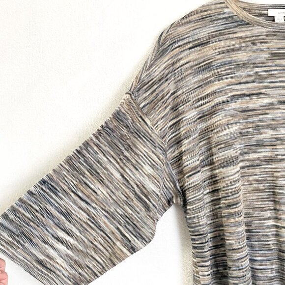 J. Jill pure jill striped oversize boxy knit top with front pocket size XS - Picture 7 of 12